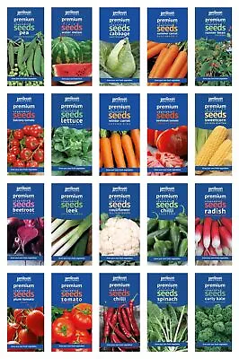 Jamieson Brothers® Fruit & Vegetable Seeds - Grow Your Own  - 20+ Varieties • £1.79