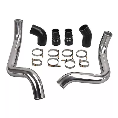 3  Polished Intercooler Pipe & Boot Kit For 02-04 GM GMC 6.6L LB7 Duramax Diesel • $108.99