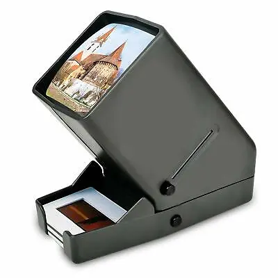 35mm Slide Viewer 3X Magnification And Desk Top LED Lighted Illuminated Viewing • $48.99