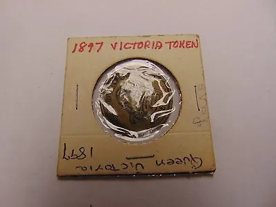 Old Rare Vintage Antique Token Medal Coin 1897 Queen Victoria 60 Year Reign Maje • $19.50