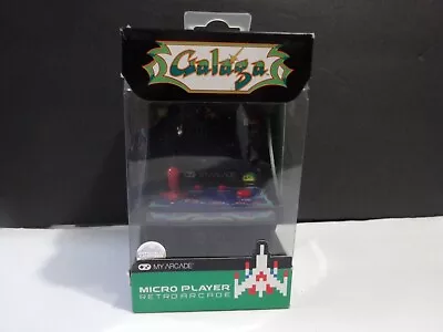 NEW! Galaga -  Micro Player Retro Arcade Video  - My Arcade Orig Pkg A Bit Rough • $11.50