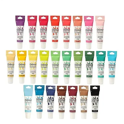 £12.50 • Buy Colour Splash Food Colouring Concentrated Gel Paste For Icing- ANY 4-YOU CHOOSE 
