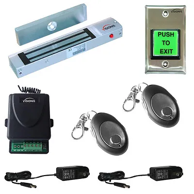 Visionis Door Buzzing System 300lbs Magnetic Lock Wireless Kit With Multi-Entry • $123.41