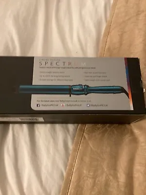 Babyliss  Pro  Limited Edition  Spectrum Curling Wand Boxed 34mm Barrel Aqua • £11.99