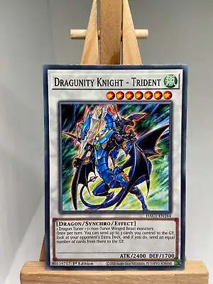 Dragunity Knight - Trident - 1st Edition HAC1-EN164 - NM - YuGiOh • £0.99