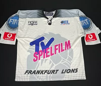 Frankfurt Lions Ice Hockey Jersey #33 Hackert Vintage 2000's Men's Size 52 • $119.90