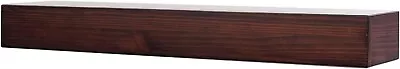 4ft Austin Wood Shelf Floating Rustic Fireplace Mantle Mantel 48  X 9  X 5.5  • $169.95