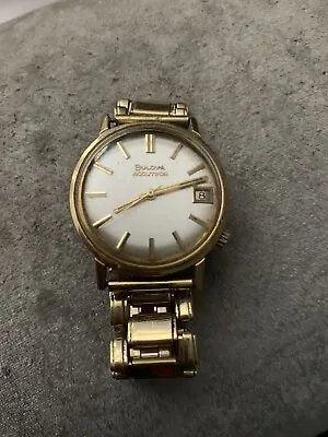 Bulova Accutron Gold Watch With Stunning New 18ctGold Watch Strap 1960. • £2340