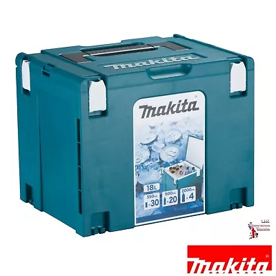 Makita Type 4 198253-4 18L Carry Case Stackable Connector Makpac Cool Box • £49