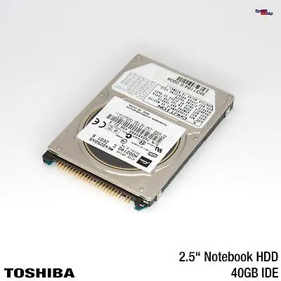 Toshiba MK4025GAS 40GB 2.5   Notebook Laptop HDD Hard Drive Hard Disk HDD2190 C • $131.42