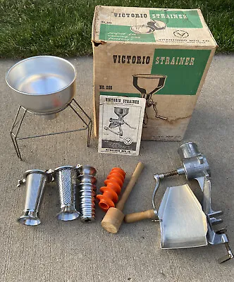 $45 • Buy Vintage Victorio Strainer No 200 Canning Baby Food Food Prep In Original Box