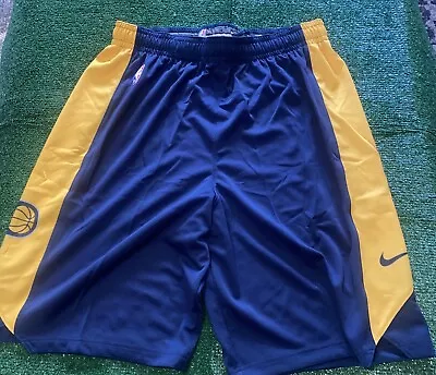 NWOT 55$ Indiana Pacers Authentic Warm Up Shorts Size XL Tall • $40