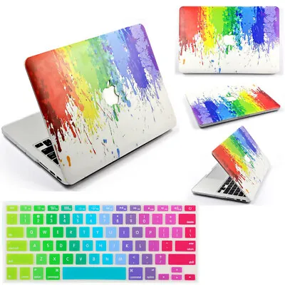 £10.59 • Buy 2in1 Multicolor Hard Case Cover+ Keyboard Cover For MacBook Air Pro 13 Inch KC4