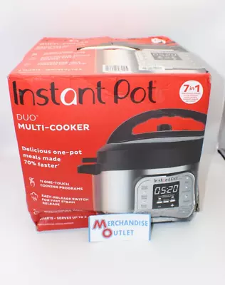 Instant Pot Duo 7-in-1 Electric Pressure Cooker - Stainless Steel/Black • $49.99