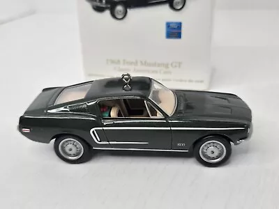 Hallmark Keepsake Ornament 1968 Ford Mustang GT Classic American Cars 21st 2011 • $12