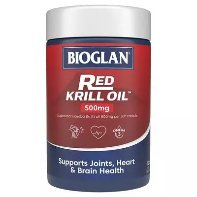 Bioglan Red Krill Oil 500mg 120 Soft Capsules • $37.93