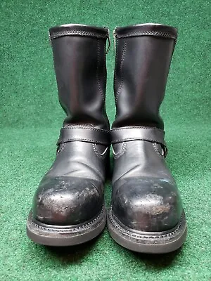 Harley-Davidson Bill Steel Toe ASTM/F2413-11/Black Boots/Men's Size 9.5M • $49.99