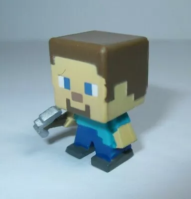 Minecraft Mini-Figures 1  Pickaxe Steve Mini Action Figure Series 1 Mojang • $4.50