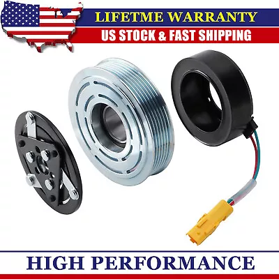 For MINI COOPER SD6V12 4.68  Pulley AC Compressor Clutch Repair Kit Pulley Coil • $45.99