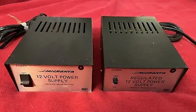 12 Volt Power Supply Radio Shack Micronta (Pair Of Vintage Units) • $60