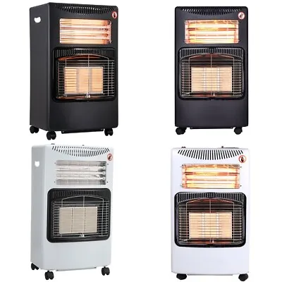 Portable Gas Heater Indoor Outdoor Calor Gas Heaters With Wheel & Regulator Hose • £99.95