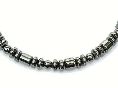 $34.99 • Buy 100% Magnetic Hematite Bracelet Anklet Necklace Magnetic Clasp Men’s Women’s 