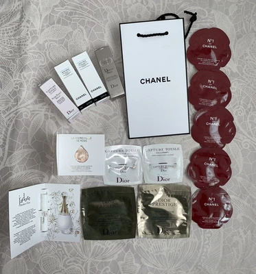 £27 • Buy Chanel And Dior Bundle + FREE DIOR PERFUME SAMPLES