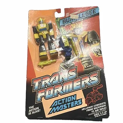 Transformers Bumblebee G1 Action Masters Autobot 1989 Hasbro On Card • $150