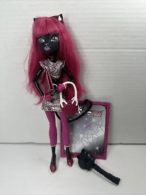 Monster High Doll Scaremester Catty Noir Diary Folder Belt Necklace Earrings • $64.99