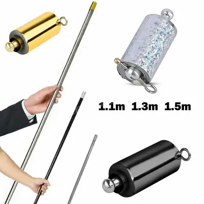 Magic Portable Pocket Staff Metal Stick Arts Telescopic Rod Wand Trick Toys • £6.99