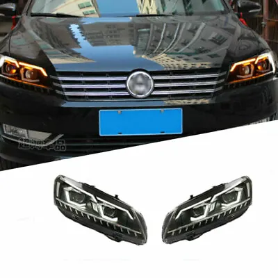 $625.80 • Buy For VW Passat 2012-2015 Headlight LED DRL Sequential Signal Haloge Low/High Beam