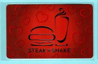 STEAK 'N SHAKE Hearts / Valentine's Day 2015 Gift Card ( $0 )  • $2.50