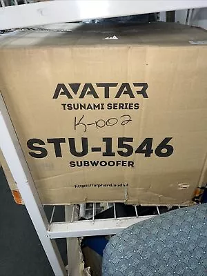 Avatar Tsunami STU-1546-D1 Orange 6000 Watts Peak 1-Ohm 15  Subwoofer • $420