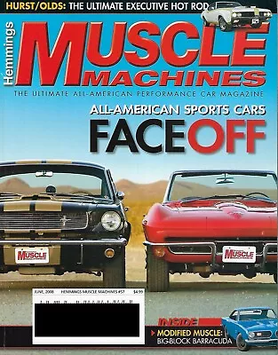 Hemmings Muscle Machines June 2008 Excellent Condition Mopar GM Ford AMC • $8.50