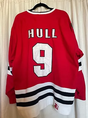 Vintage Bobby Hull Chicago Blackhawks Starter Jersey XXL • $60