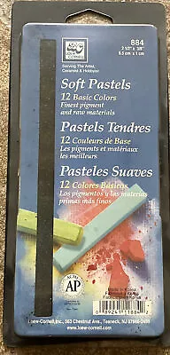 Vintage LC Loew Cornell Soft Pastels 12 Basic Colors New Old Stock Art Supplies • $12.88