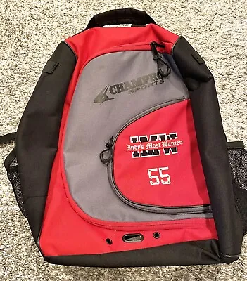 Champro Softball Backpack Bag Equipment 2 Bat Storage Bag Glove Mitt Team Logo • $15