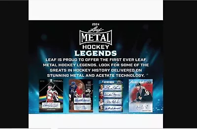 MIKE MODANO 2023 Leaf Metal Legends Hockey 1 Case 20 Box Break • $0.99