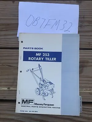 Massey Ferguson MF 253 Rotary Garden Tiller Parts Catalog Book  Manual OEM • $18.89