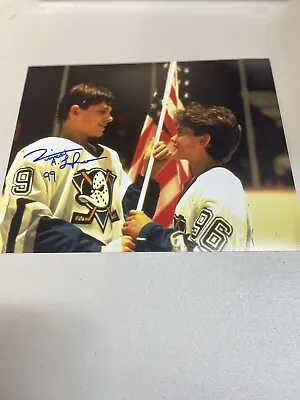 VINCENT LARUSSO  BANKS  THE MIGHTY DUCKS MOVIE Autographed 8X10 PHOTO • $16.99