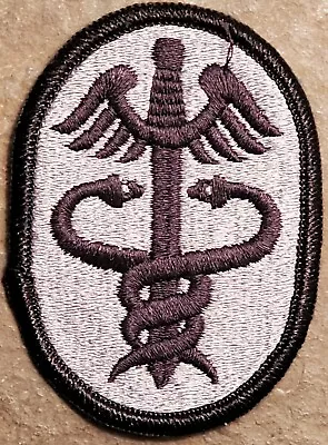 United States Army Health Services Medical Command MEDCOM Logo Patch SUBDUED BLK • $6.99