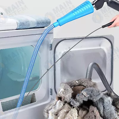 $8.99 • Buy Lint Remover Brush Dryer Vent Trap Cleaner Kit Vacuum Hose Attachment Brush US