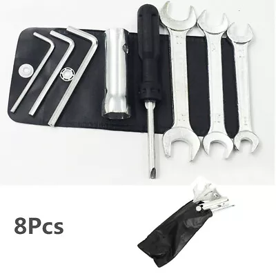 Universal Spark Plug Screwdriver Spanner Wrench Socket Tool Kit For Motorcycle • $17.90