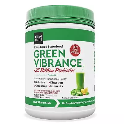 Vibrant Health Green Vibrance 60 Serving 23.83 Oz Powder • $85.60