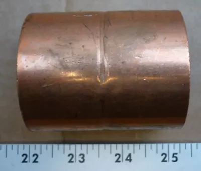 2  Copper Coupling With Stop • $8.99