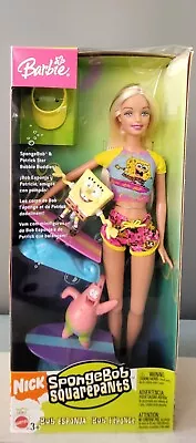 SpongeBob Squarepants Barbie Doll 2002 Nickelodeon Mattel New In Box • $59.82