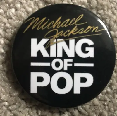 Michael Jackson - MJ 1980's Tour PIN Badge Original  King Of Pop - New • £1.99