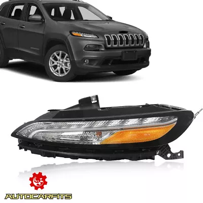 For 2014-2018 Jeep Cherokee LED DRL Parking Light Turn Signal Lamp Left Side LH • $79.99