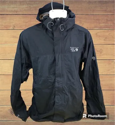Mountain Hardware Dry Q Men’s Black Full Zip Hooded Jacket Size XXL Outdoors • $89.99