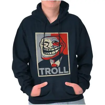Trollface Funny President Political Meme Hoodie Hooded Sweatshirt Men Women • $31.99